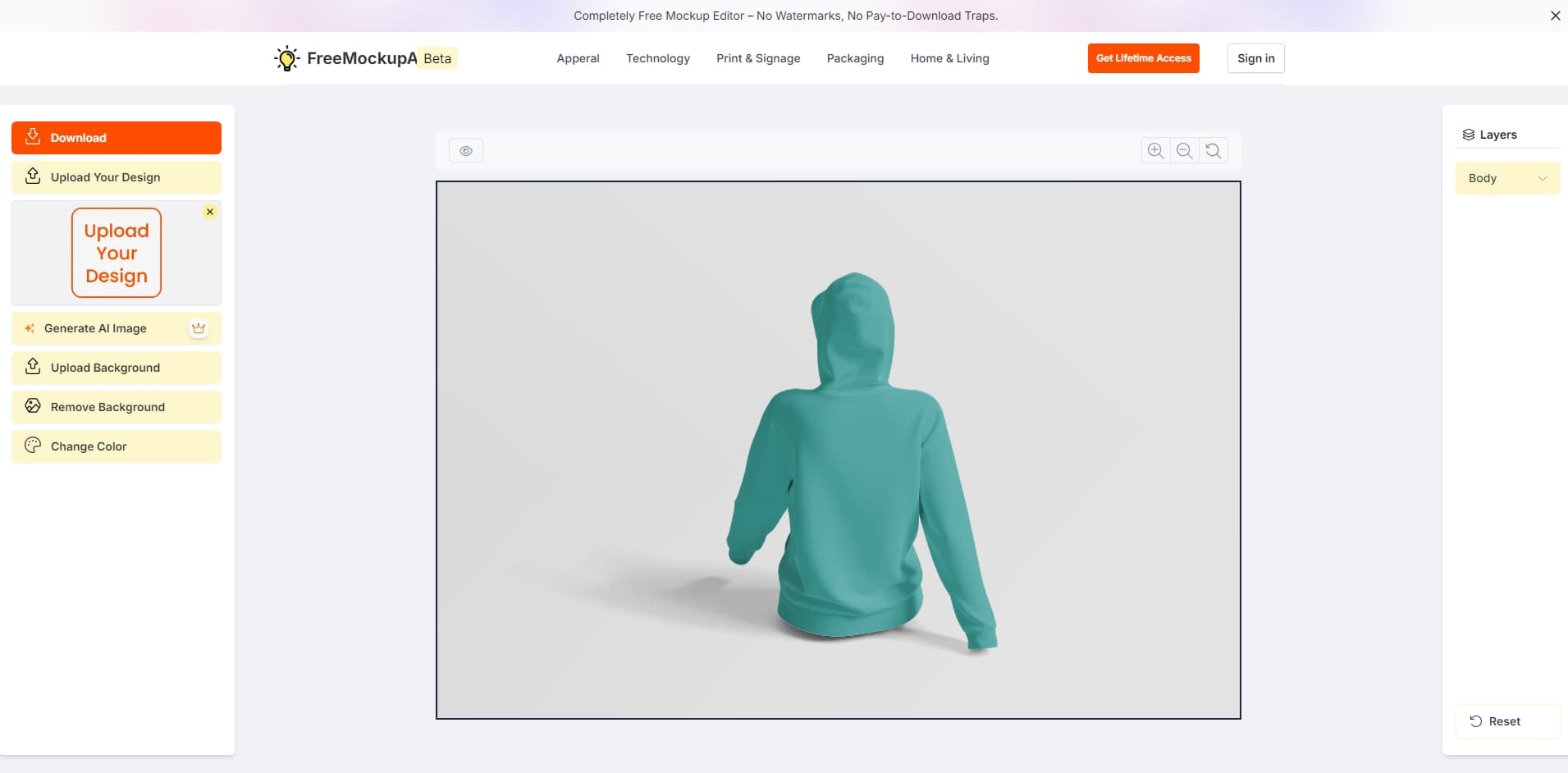 image of /]Free mockup ai